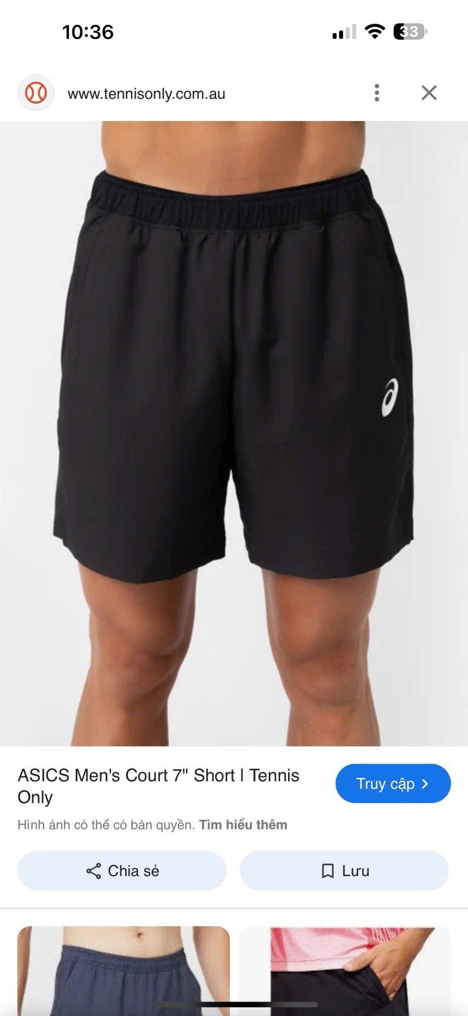  2743 - HÀNG CHÍNH HÃNG - Quần Short Asics 7inch onAir - ĐEN (1) - Pickleball / Thể Thao 