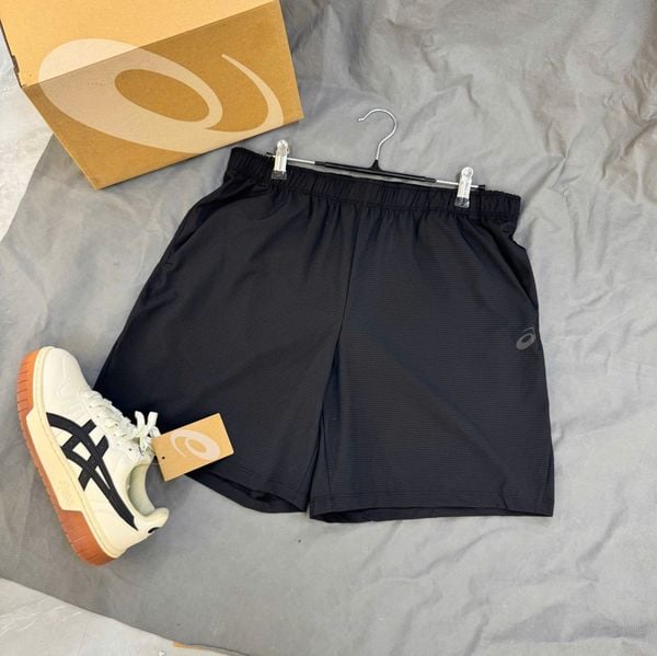 2750 - HÀNG CHÍNH HÃNG - Quần Short Asics 7inch onAir - Đen Lỗ Kim (8) - Pickleball / Thể Thao 