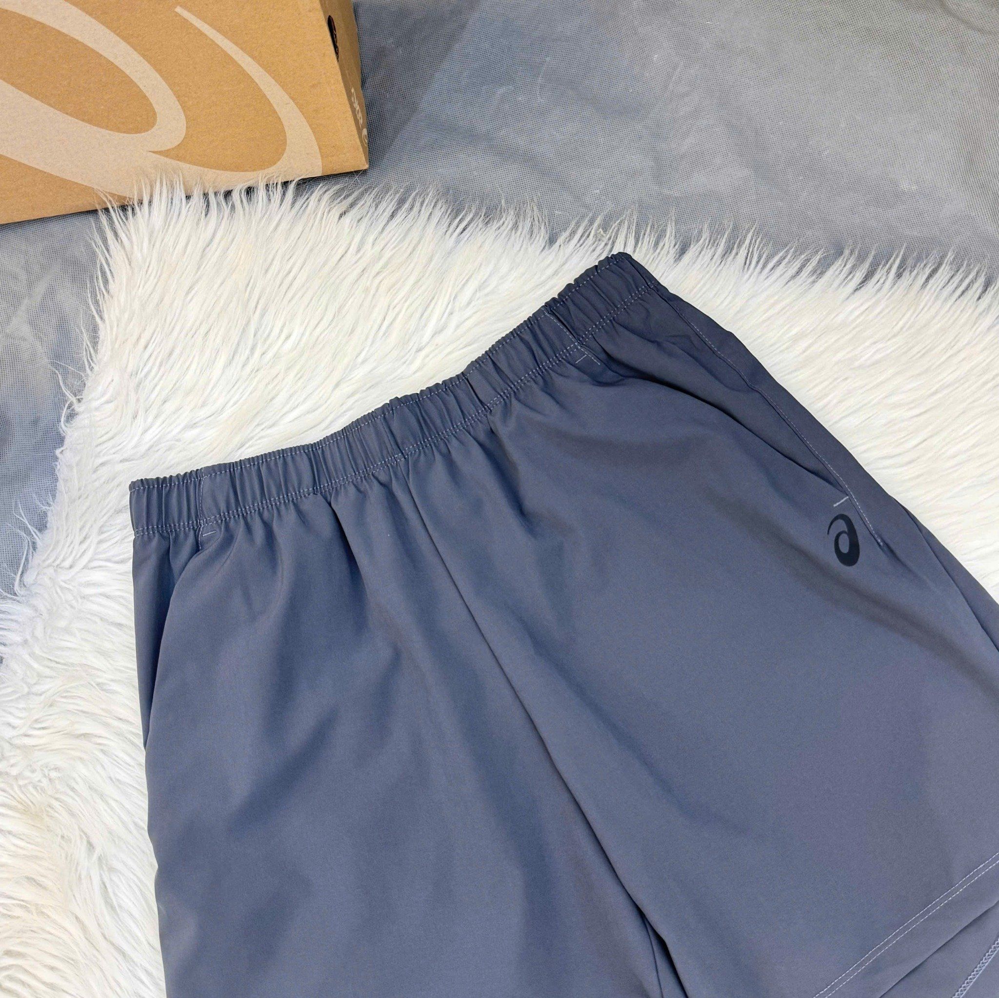  2752 - HÀNG CHÍNH HÃNG - Quần Short Asics 7inch onAir - Xám Đậm (10) - Pickleball / Thể Thao 