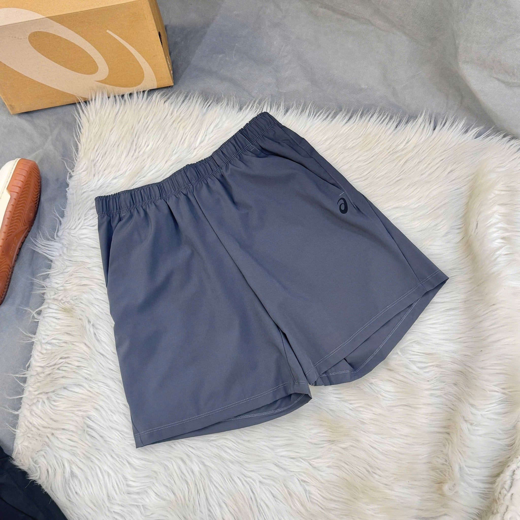  2752 - HÀNG CHÍNH HÃNG - Quần Short Asics 7inch onAir - Xám Đậm (10) - Pickleball / Thể Thao 