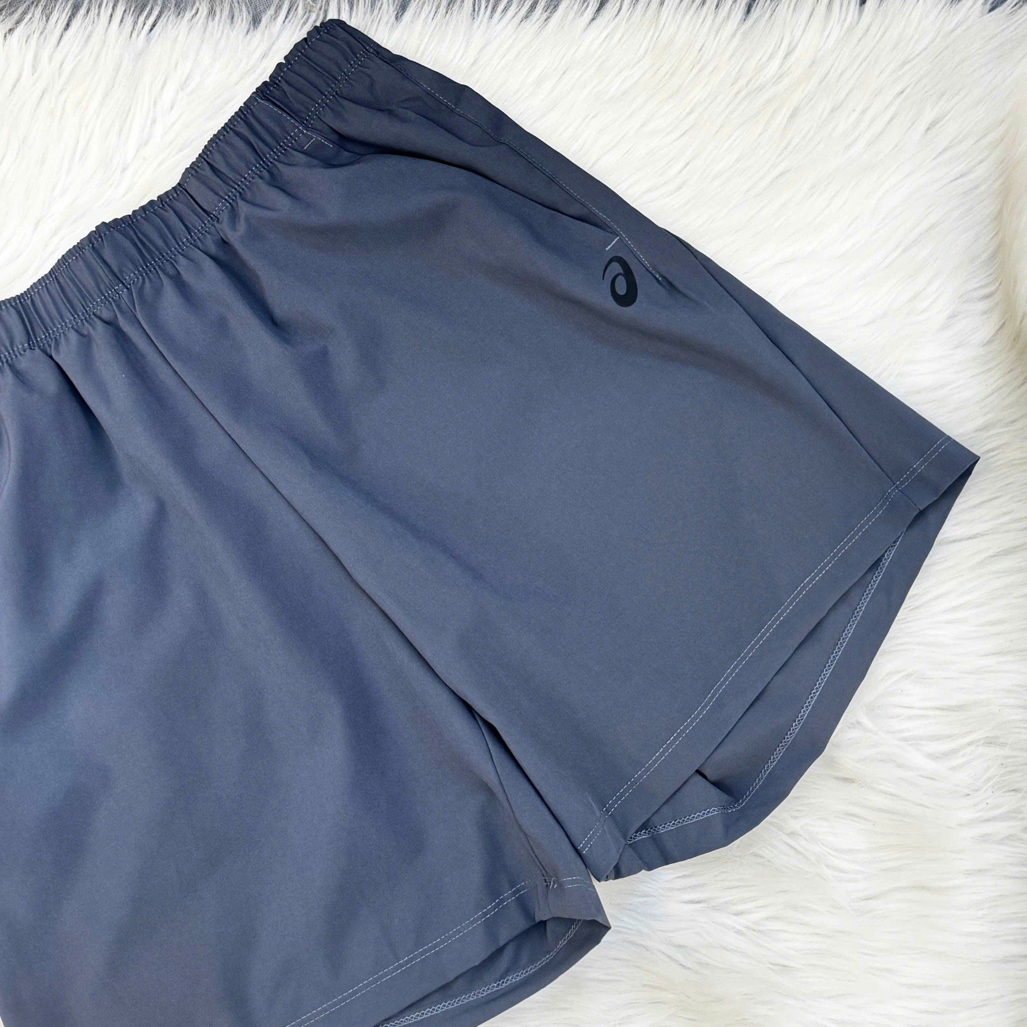  2752 - HÀNG CHÍNH HÃNG - Quần Short Asics 7inch onAir - Xám Đậm (10) - Pickleball / Thể Thao 