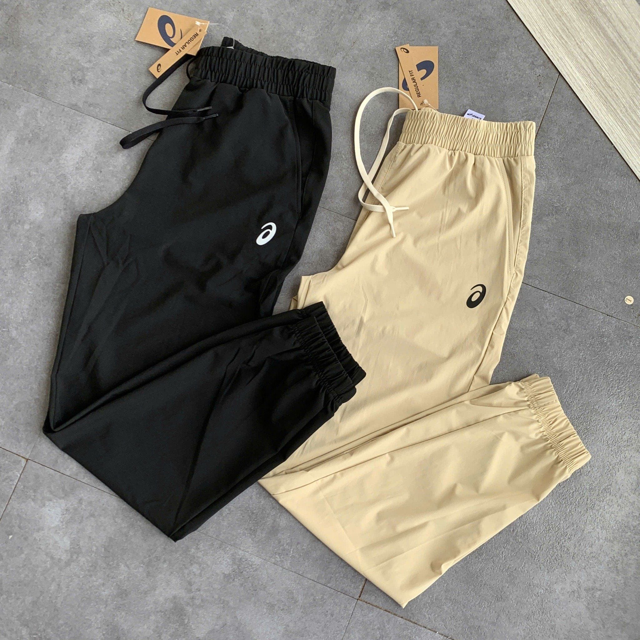  2757 - HÀNG CHÍNH HÃNG - Quần Jogger Asics onAir - Đen (16) - Pickleball / Thể Thao 