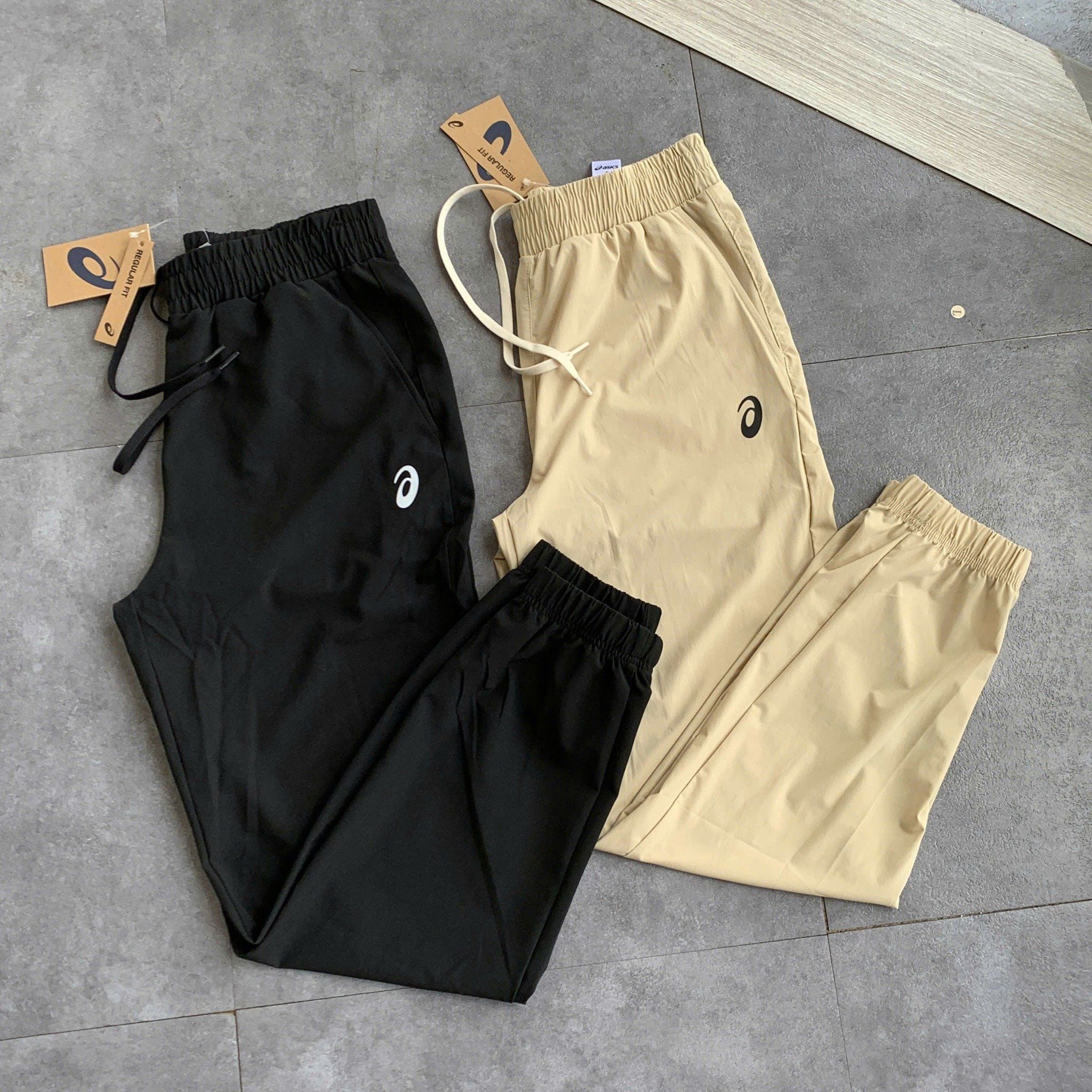  2757 - HÀNG CHÍNH HÃNG - Quần Jogger Asics onAir - Đen (16) - Pickleball / Thể Thao 