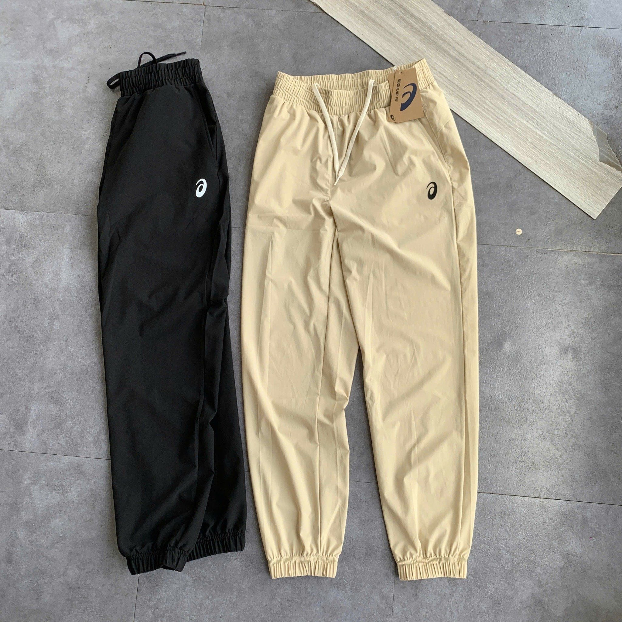  2757 - HÀNG CHÍNH HÃNG - Quần Jogger Asics onAir - Đen (16) - Pickleball / Thể Thao 