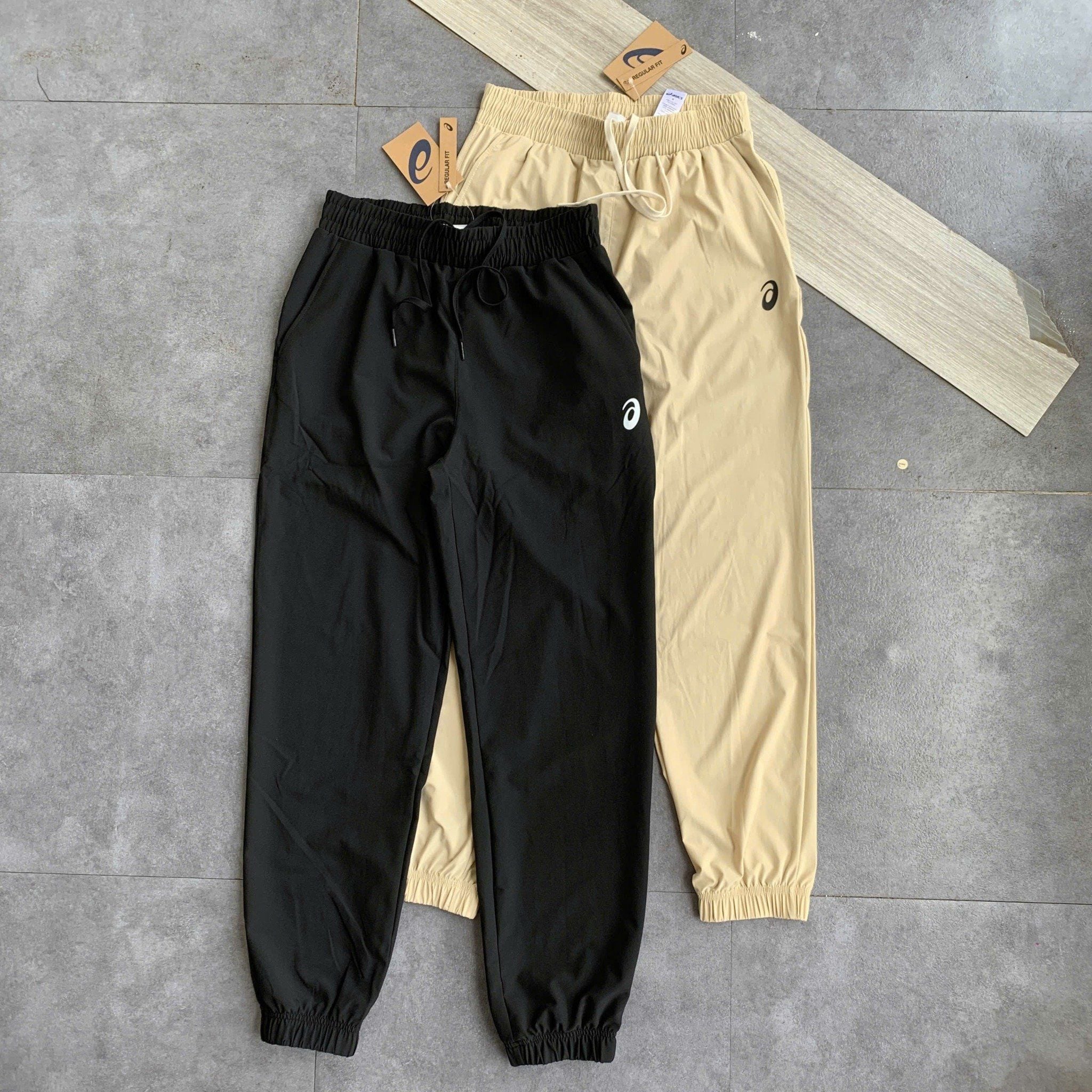  2757 - HÀNG CHÍNH HÃNG - Quần Jogger Asics onAir - Đen (16) - Pickleball / Thể Thao 