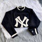  2765 - HÀNG CHÍNH HÃNG - ÁO LEN SWEATER NEW ERA NY BIG LOGO - ĐEN - CODE : 12142452 