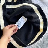  2765 - HÀNG CHÍNH HÃNG - ÁO LEN SWEATER NEW ERA NY BIG LOGO - ĐEN - CODE : 12142452 