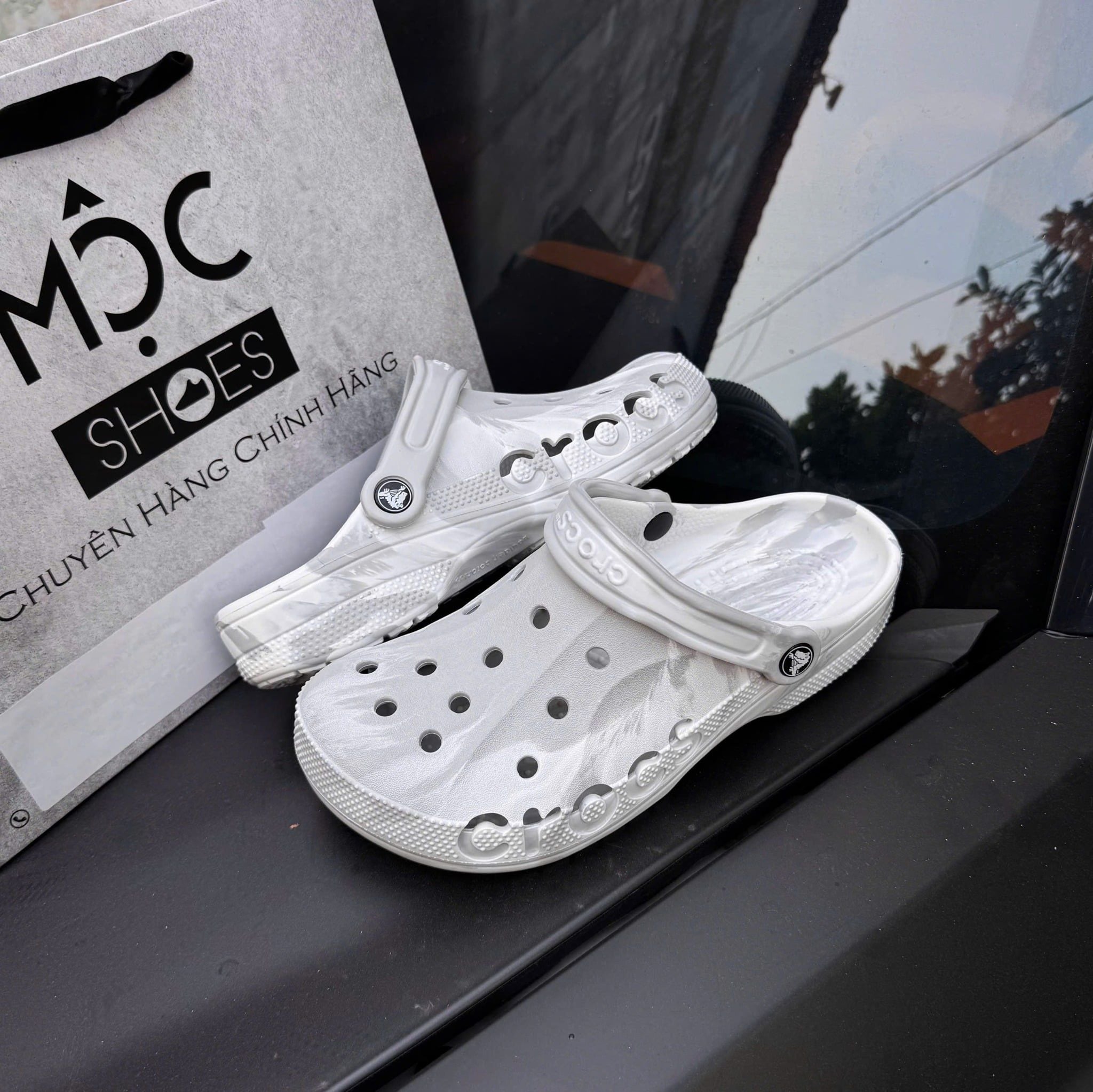  2786 - HÀNG CHÍNH HÃNG - CLOG UNISEX CROCS BAYA - MARBLED ATMOSPHERE 