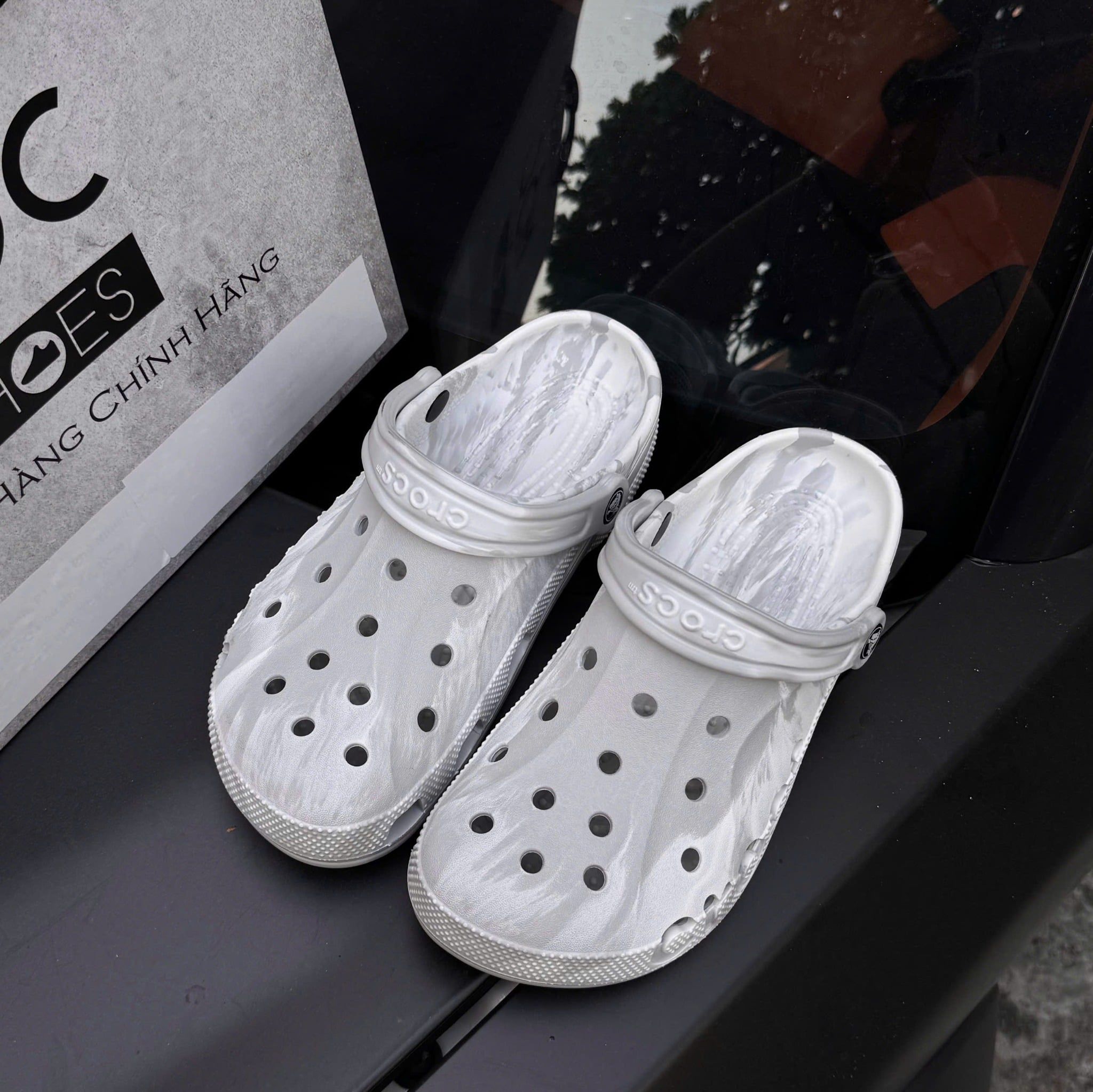  2786 - HÀNG CHÍNH HÃNG - CLOG UNISEX CROCS BAYA - MARBLED ATMOSPHERE 