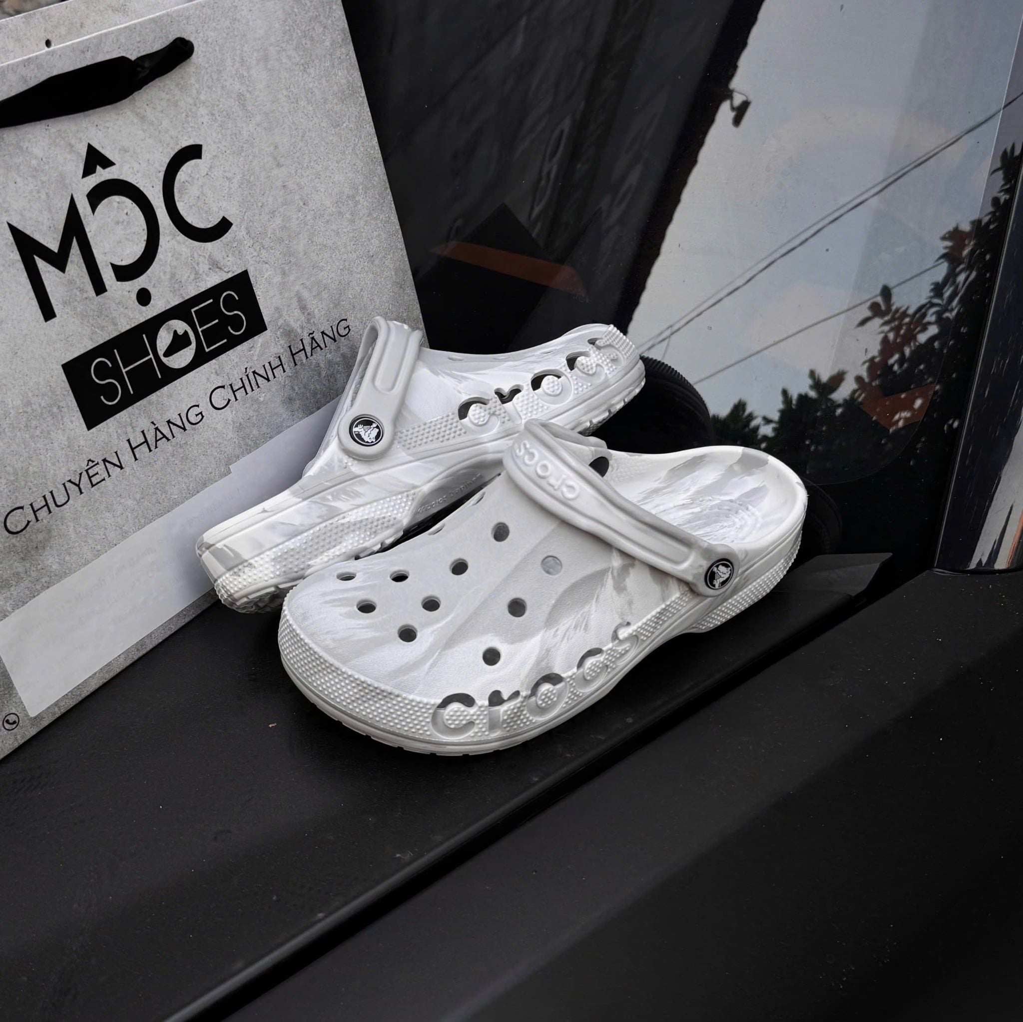  2786 - HÀNG CHÍNH HÃNG - CLOG UNISEX CROCS BAYA - MARBLED ATMOSPHERE 