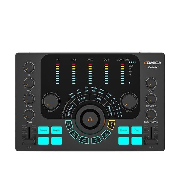 Soundcard Comica ADCaster C2 – Thu Âm, Livestream Không Cần PC