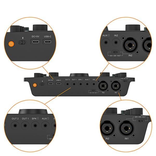 Soundcard Comica ADCaster C2 – Thu Âm, Livestream Không Cần PC