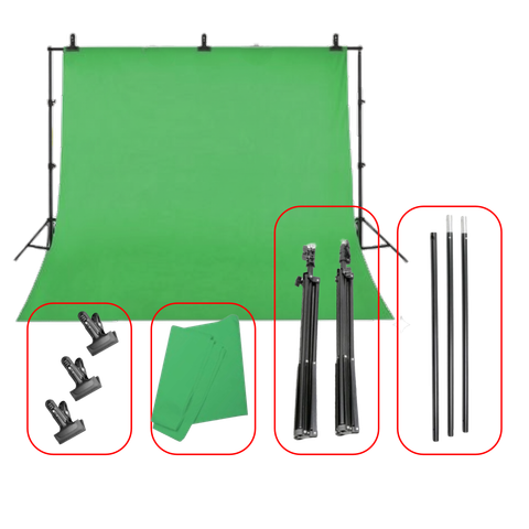 Khung treo phông di động chắc chắn 2m8x3m  - K2830