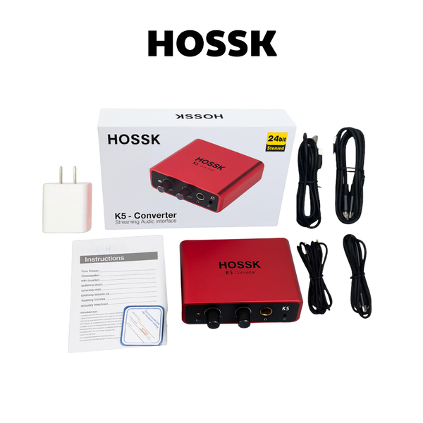 Box Live stream HOSSK K5 Vừa sạc vừa live