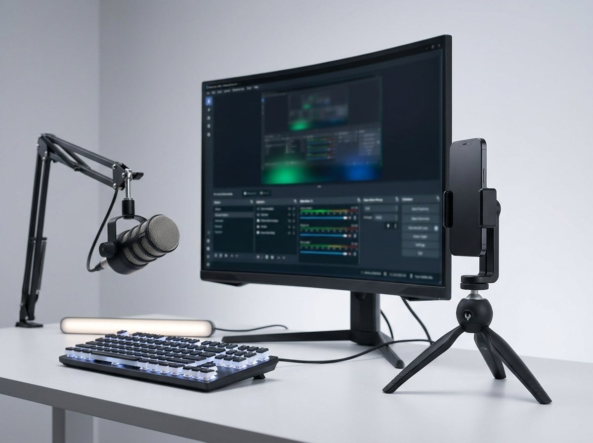 Setup dùng camera điện thoại truyền vào PC live qua TikTok Live Studio - Lâm Phát Studio