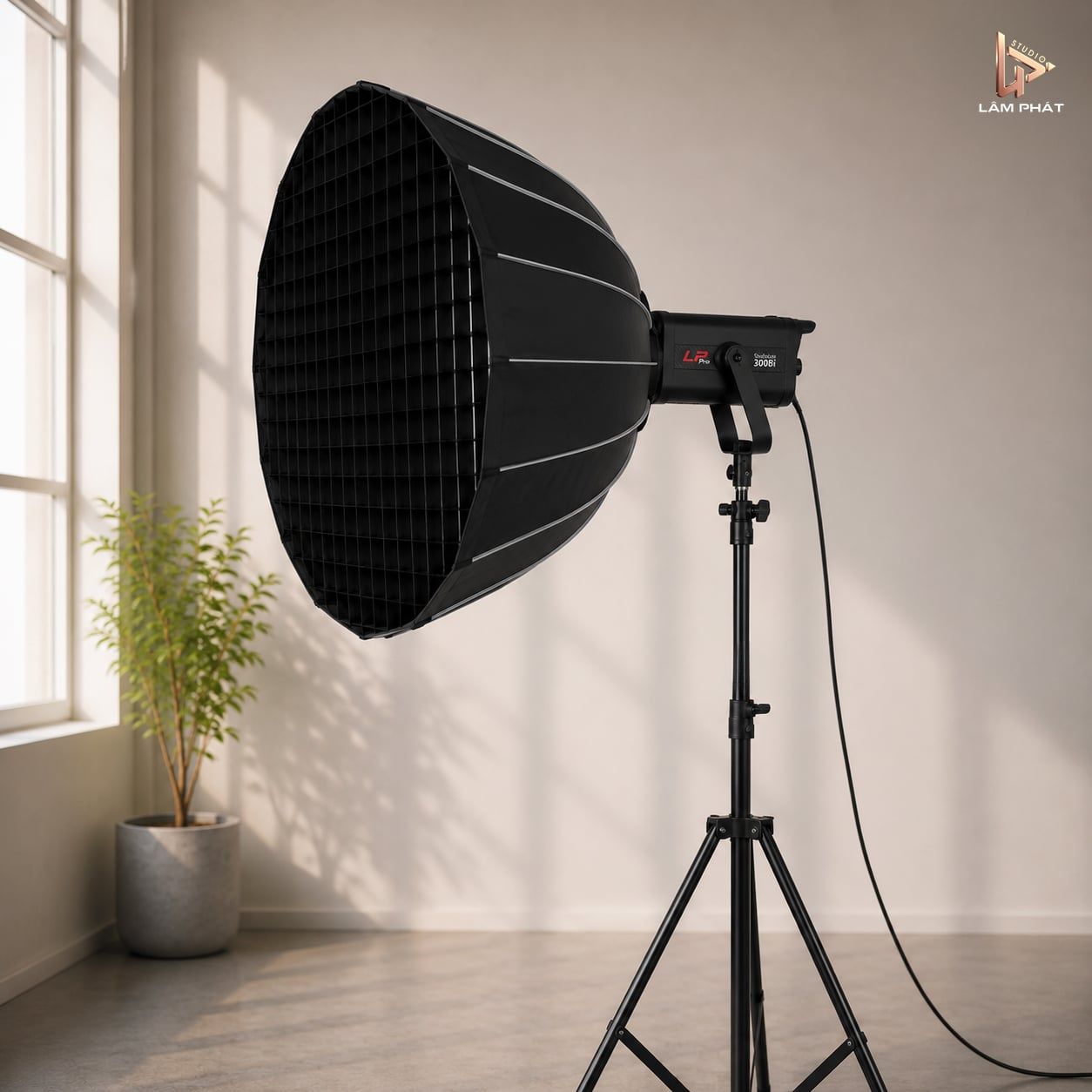 Bộ Combo Đèn Studio LP Pro Studiolux 300Bi Kèm Chân CD280 & Softbox ...