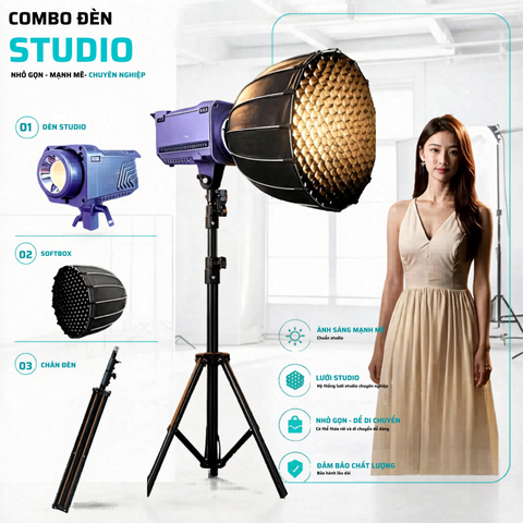 Combo Đèn Studio LPS - P6560X Ánh Sáng Chuyên Nghiệp