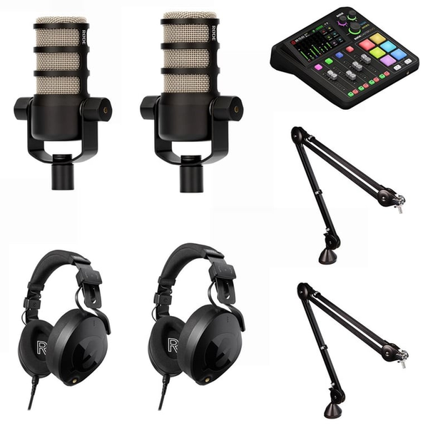 Combo Podcast RODE Cao Cấp: Rodecaster Duo & PodMic