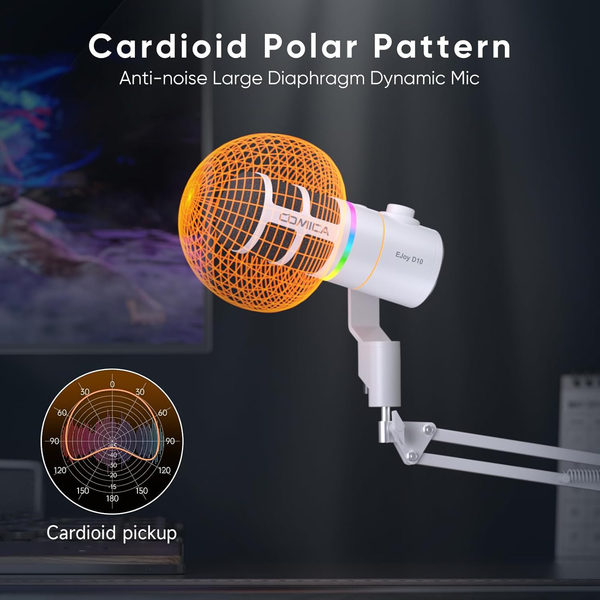 Micro COMICA EJoy D10 & D10 Pro (A) - RGB Dynamic Boom Arm