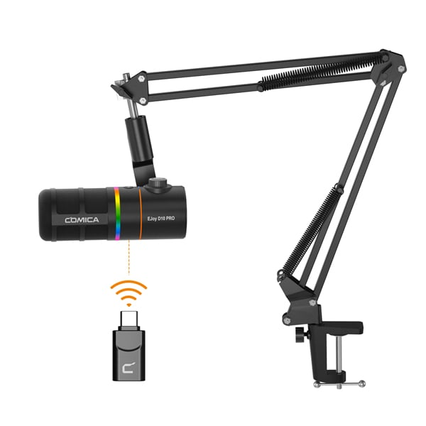 Micro COMICA EJoy D10 & D10 Pro (A) - RGB Dynamic Boom Arm