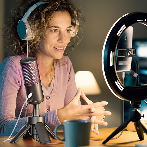 Micro COMICA EJoy Uni S - RGB Cardioid Condenser USB