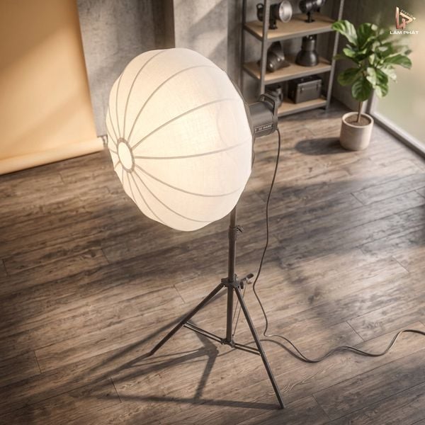 Bộ Combo Đèn Studio BK0929 & Softbox Mặt Trăng