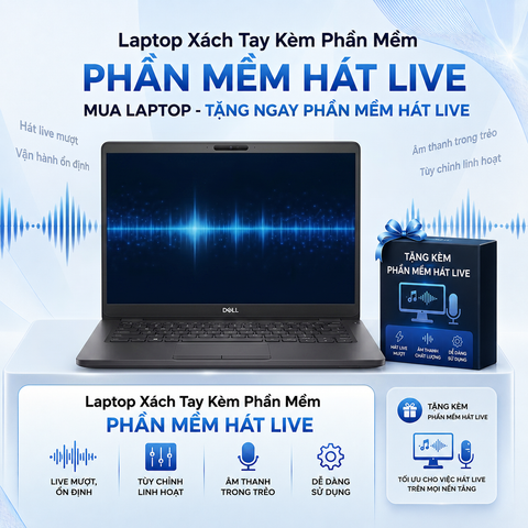 Dell Latitude 5300 Laptop Cấu Hình Mạnh Tặng Kèm Phần Mềm Thu Âm