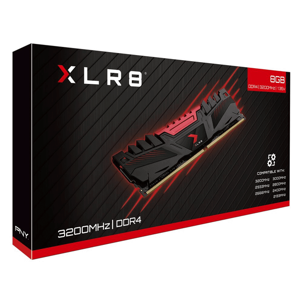 RAM PC PNY XLR8 8GB DDR4 | (1x8GB), 3200MHz