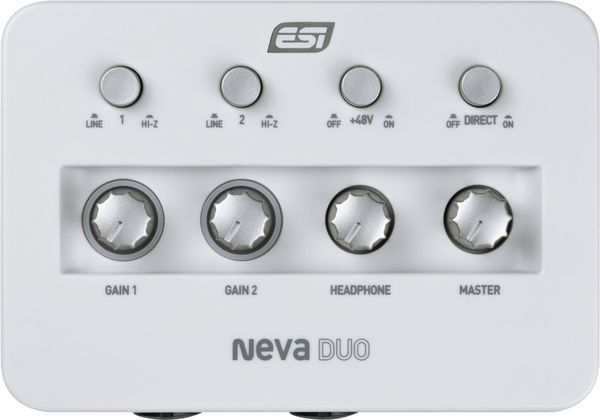 Sound Card Thu Âm ESI NEVA DUO Chính Hãng (2 In / 2 Out, 24-bit/192kHz)