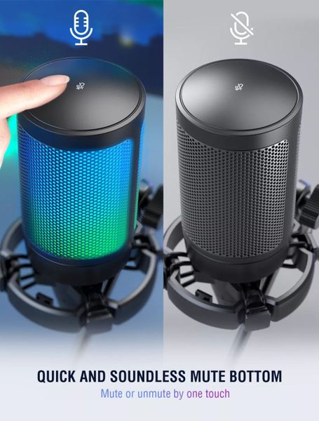 Micro Thu Âm FIFINE A6 AmpliGame RGB Chính Hãng | Lâm Phát Studio