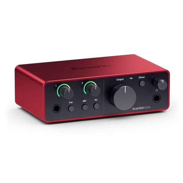 Combo Focusrite Scarlett Solo Gen 4 & AKG C104