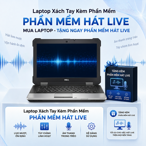 Laptop Dell Latitude E6430 Core i7 - Tặng Phần Mềm Hát Live