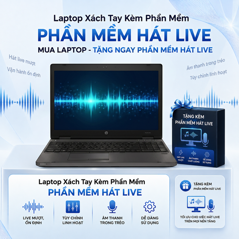 Laptop HP Probook 6570b Siêu Bền - Tặng Phần Mềm Hát Live