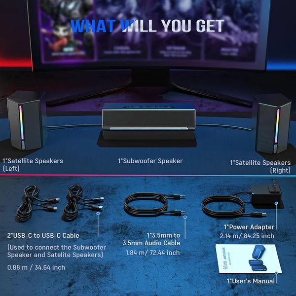 Loa Bluetooth Máy Tính FIFINE AmpliGame A22 Chính Hãng | Lâm Phát Studio