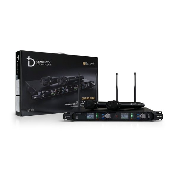 Micro Không Dây DBacoustic DB750 PRO - Thu Xa 200m UHF