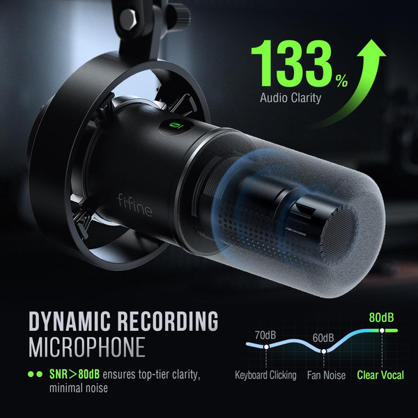 Micro Thu Âm Dynamic FIFINE K688 Chính Hãng