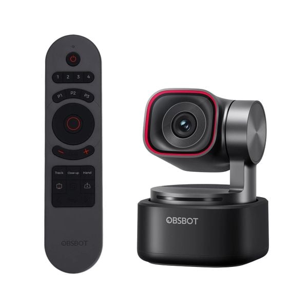 PTZ OBSBOT Tiny 3 Webcam 4K AI Chính Hãng