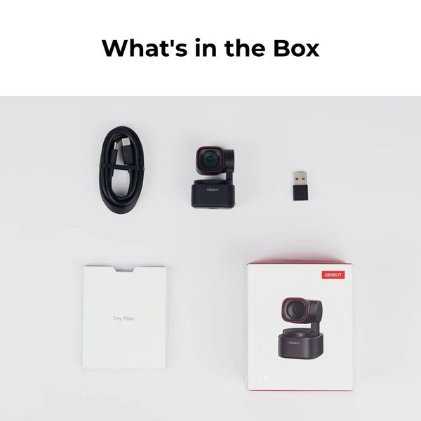 Webcam 4K AI PTZ OBSBOT Tiny 3 Lite Chính Hãng | Lâm Phát Studio