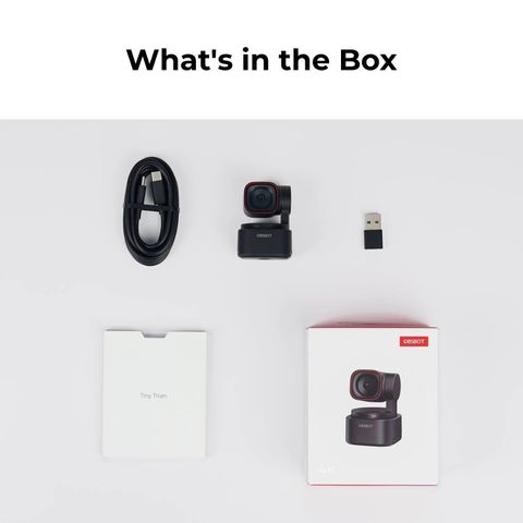 Webcam 4K AI PTZ OBSBOT Tiny 3 Lite Chính Hãng