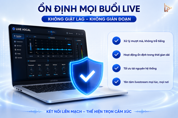 Phần Mềm Hát Live Cho Macbook (Live Vocal)