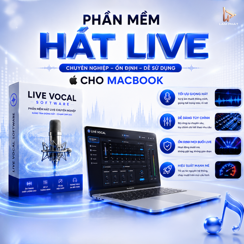 Phần Mềm Hát Live Cho Macbook (Live Vocal)