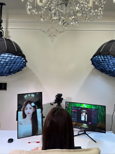 Phòng live bán hàng shop chuyên nghiệp do Lâm Phát Studio setup