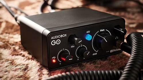Sound Card Thu Âm PreSonus AudioBox GO Chính Hãng (Nhỏ Gọn, 24-bit/96kHz)