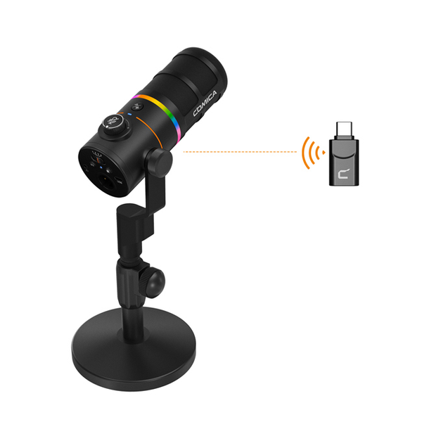 Micro COMICA EJoy D10 Pro - RGB Cardioid Dynamic Không Dây