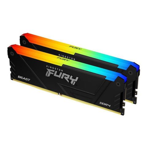 RAM PC Kingston Fury Beast 16GB RGB DDR4 3200MHz