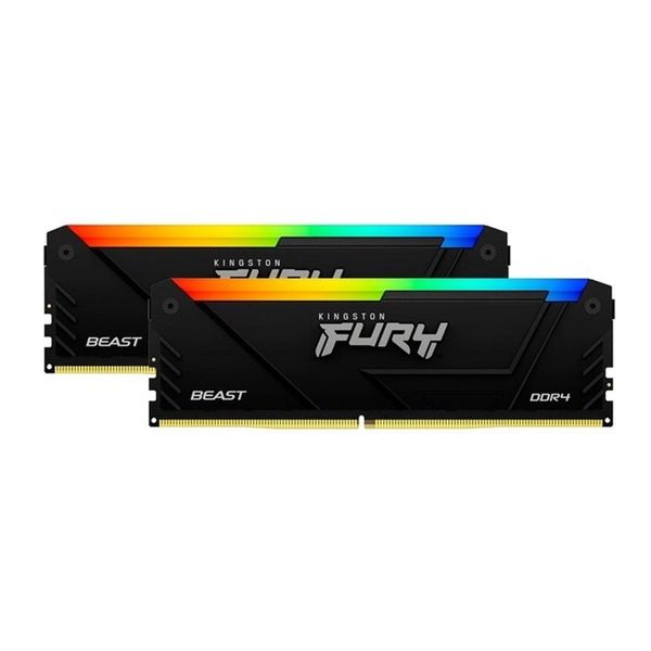 RAM PC Kingston Fury Beast 16GB RGB DDR4 3200MHz