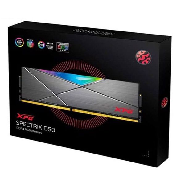 RAM PC XPG Spectrix D50 8GB RGB DDR4 3200MHz Black