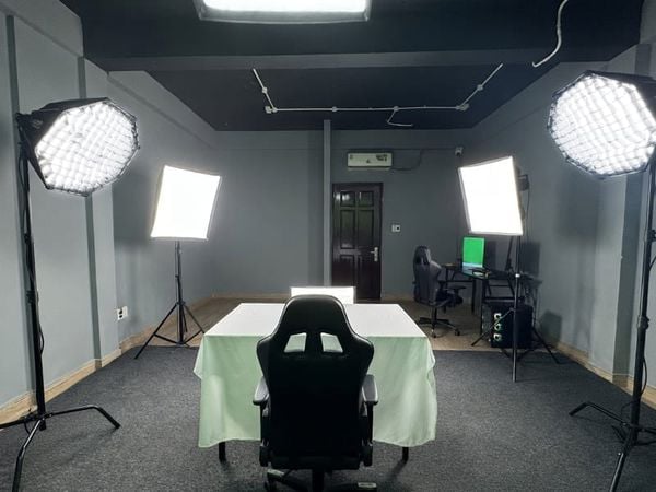 Cho thuê phòng livestream TP.HCM — phòng studio 25m² theo giờ