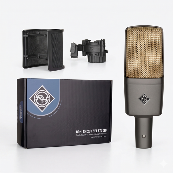 Set Micro Thu Âm Rohiauder RH 201 Chính Hãng