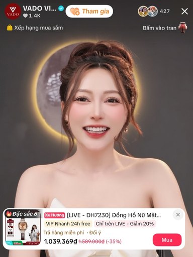 Shop đồng hồ live bán hàng bằng bộ thiết bị Lâm Phát Studio